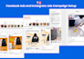 setup facebook ads and instagram ads for clothing brands to maximize roas
